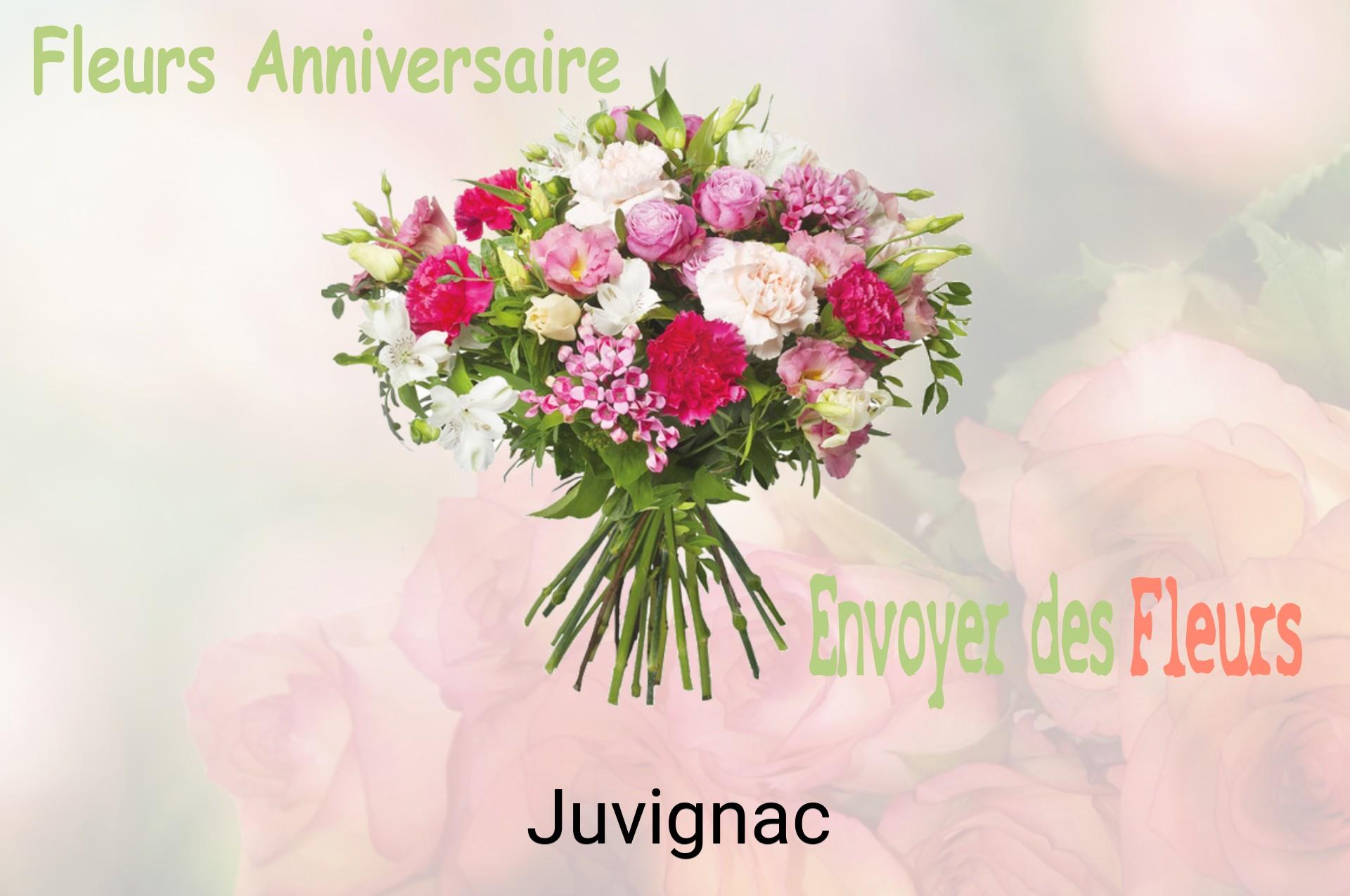 Bouquet de fleurs d’anniversaire livré à Juvignac